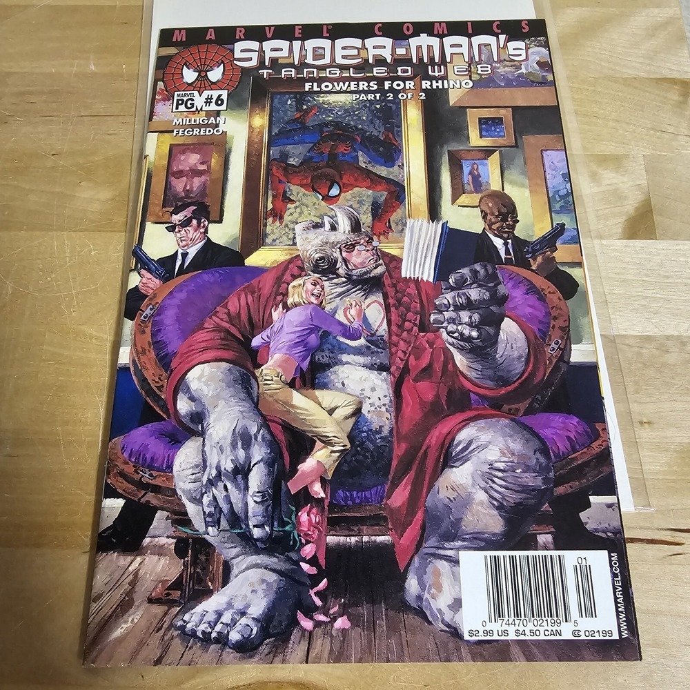 Spider-Man's Tangled Web 6 Flowers for Rhino 2 of‎ 2 Marvel